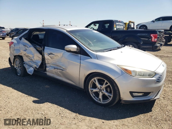 2015 Ford Focus Titanium with VIN 1FADP3J2XFL334046, listed as a Copart auction lot 48538825 with 98,322 mi miles and Non Repairable. Bid and sale history available at carsss.com. Image 4.