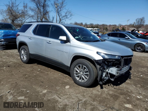 2022 Chevrolet Traverse LT Cloth with VIN 1GNEVGKW7NJ116290, listed as a Copart auction lot 50272815 with 93,140 mi miles and Non Repairable. Bid and sale history available at carsss.com. Image 4.