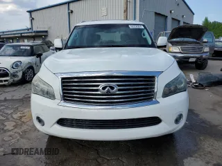 2012 Infiniti QX56 7-passenger with VIN JN8AZ2NF4C9515915, listed as a Copart auction lot 60258964 with 228,690 mi miles and Salvage Title. Bid and sale history available at carsss.com. Image 5.