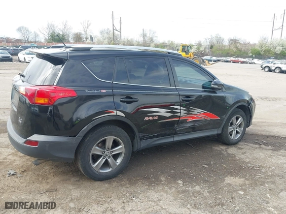 2015 Toyota RAV4 XLE with VIN 2T3RFREV4FW270089, listed as a IAAI auction lot 41943299 with 182,879 mi miles. Bid and sale history available at carsss.com. Image 6.