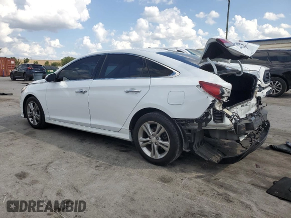 2018 Hyundai Sonata Sport with VIN 5NPE34AF3JH670704, listed as a Copart auction lot 51283555 with 87,811 mi miles and Salvage Title. Bid and sale history available at carsss.com. Image 2.