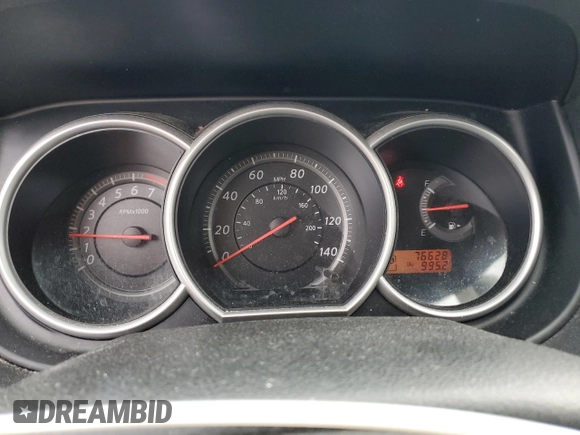 2012 Nissan Versa S with VIN 3N1BC1CP9CK244356, listed as a Copart auction lot 51953855 with 76,628 mi miles and Clean Title. Bid and sale history available at DreamBid. Image 9.