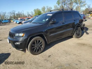 2018 Jeep Grand Cherokee Altitude with VIN 1C4RJFAGXJC296051, listed as a Copart auction lot 53450135 with 65,838 mi miles and Salvage title. Bid and sale history available at DreamBid. Image 1.