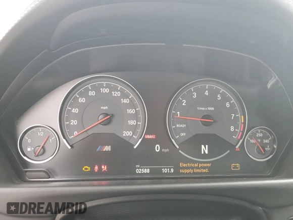 2016 BMW M4 with VIN WBS4S9C56GK578862, listed as a Copart auction lot 64843405 with 2,588 mi miles and Clean title. Bid and sale history available at DreamBid. Image 9.