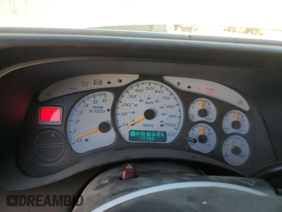 1999 GMC Sierra 1500 SLE z VIN 2GTEK19T8X1512607, wystawiony jako Copart lot #58053205 z przebiegiem 170 792 mil mil oraz Szkoda całkowita • Salvage title. Historia ofert i sprzedaży dostępna na DreamBid. Obrazek 9.