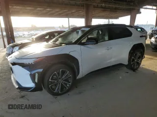 2023 Toyota bZ4X XLE with VIN JTMAAAAA7PA009698, listed as a Copart auction lot 47975935 with 15,916 mi miles and Salvage Title. Bid and sale history available at DreamBid. Image 1.