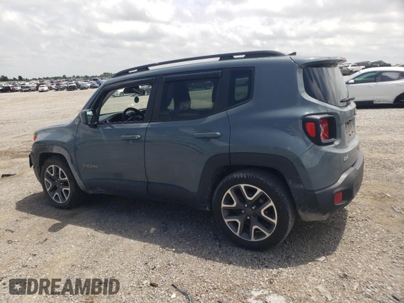 2018 Jeep Renegade Latitude z VIN ZACCJABB4JPH74018, wystawiony jako Copart lot #57298315 z przebiegiem 153 110 mil mil oraz Szkoda całkowita • Salvage title. Historia ofert i sprzedaży dostępna na DreamBid. Obrazek 2.