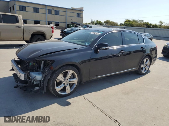 2011 Lexus GS 350 with VIN JTHBE1KS8B0052878, listed as a Copart auction lot 74982144 with 108,174 mi miles and Salvage Title. Bid and sale history available at carsss.com. Image 1.