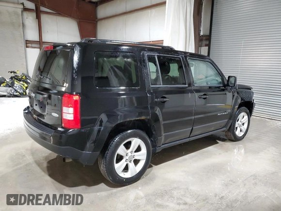 2017 Jeep Patriot High Altitude with VIN 1C4NJRFB4HD124583, listed as a Copart auction lot 48573335 with 163,047 mi miles and Salvage Title. Bid and sale history available at carsss.com. Image 3.