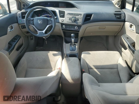 2012 Honda Civic EX with VIN 19XFB2F84CE323959, listed as a Copart auction lot 54583645 with 199,528 mi miles and Salvage Title. Bid and sale history available at DreamBid. Image 8.
