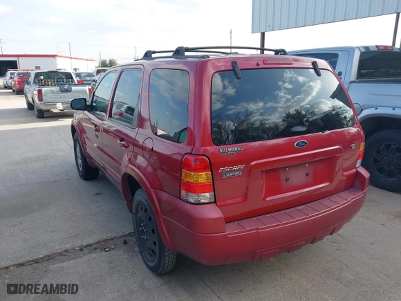 2006 Ford Escape Limited with VIN 1FMYU04166KD46606, listed as a IAAI auction lot 41713276 with 1 mi miles. Bid and sale history available at carsss.com. Image 3.
