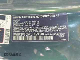 2012 MINI Hardtop S с VIN WMWSV3C5XCTY29340, выставлен на аукционе IAAI как лот 41617869 с пробегом 162 676 миль миль и . История ставок и продаж доступна на DreamBid. Изображение 9.