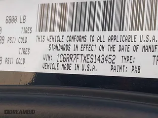 2014 Ram 1500 Express with VIN 1C6RR7FTXES143452, listed as a IAAI auction lot 42050917 with 310,525 mi miles. Bid and sale history available at carsss.com. Image 9.