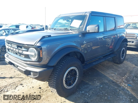 2023 Ford Bronco with VIN 1FMEE5DP6PLB15878, listed as a IAAI auction lot 41329211 with 16,067 mi miles. Bid and sale history available at carsss.com. Image 17.
