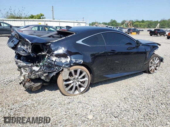 2016 Lexus RC 300 F Sport with VIN JTHSM5BC4G5002041, listed as a Copart auction lot 59631395 with 105,699 mi miles and Salvage title. Bid and sale history available at DreamBid. Image 3.