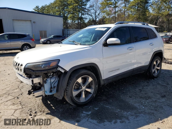 2020 Jeep Cherokee Limited with VIN 1C4PJLDB6LD542516, listed as a Copart auction lot 45635295 with 58,146 mi miles and Salvage Title. Bid and sale history available at carsss.com. Image 1.