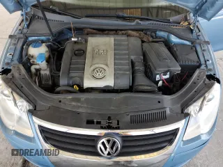 2007 Volkswagen Eos 2.0T with VIN WVWDA71FX7V044241, listed as a Copart auction lot 71100934 with 155,308 mi miles and Salvage Title. Bid and sale history available at DreamBid. Image 12.