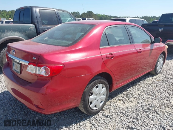 2011 Toyota Corolla L with VIN JTDBU4EE3B9124609, listed as a IAAI auction lot 42046571 with 59,617 mi miles. Bid and sale history available at carsss.com. Image 4.
