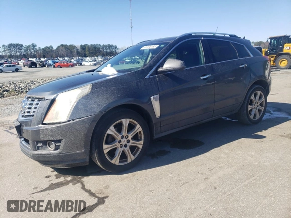 2013 Cadillac SRX Performance Collection with VIN 3GYFNHE32DS526961, listed as a Copart auction lot 46120165 with 191,742 mi miles and Salvage Title. Bid and sale history available at carsss.com. Image 1.
