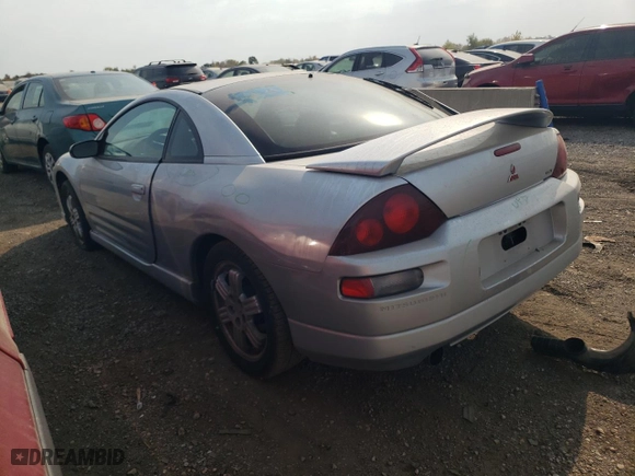 2000 Mitsubishi Eclipse GT with VIN 4A3AC54L6YE083264, listed as a Copart auction lot 75693534 with 80,939 mi miles and Salvage Title. Bid and sale history available at carsss.com. Image 2.