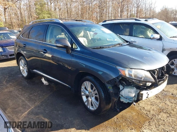 2010 Lexus RX 450h with VIN JTJBC1BA0A2409128, listed as a IAAI auction lot 40979987 with 225,063 mi miles and . Bid and sale history available at DreamBid. Image 1.