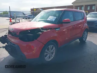 2015 Kia Soul + with VIN KNDJP3A55F7754300, listed as a IAAI auction lot 42082055 with 118,406 mi miles. Bid and sale history available at carsss.com. Image 2.