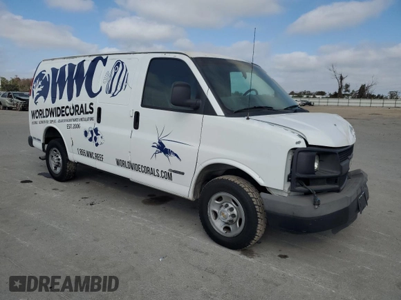 2003 Chevrolet Express Cargo with VIN 1GCGG25V331109643, listed as a Copart auction lot 44367485 with 112,700 mi miles and Salvage Title. Bid and sale history available at DreamBid. Image 4.