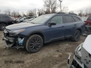 2024 Subaru Outback Onyx with VIN 4S4BTALC0R3130248, listed as a Copart auction lot 42155745 with 42,752 mi miles and Salvage title. Bid and sale history available at DreamBid. Image 1.