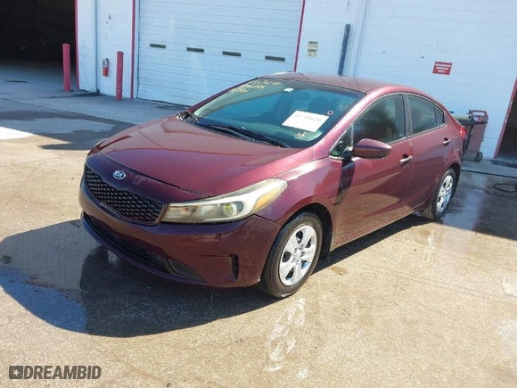 2017 Kia Forte LX with VIN 3KPFK4A74HE015210, listed as a IAAI auction lot 41799420 with 96,106 mi miles. Bid and sale history available at carsss.com. Image 2.