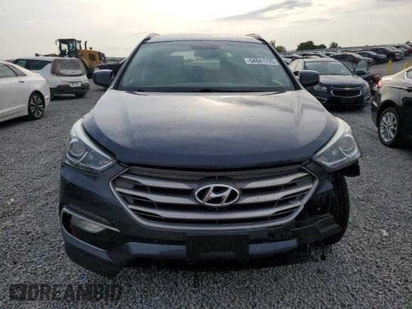2017 Hyundai Santa Fe 2.4L with VIN 5NMZU3LB7HH026312, listed as a Copart auction lot 54841725 with 148,463 mi miles and Salvage title. Bid and sale history available at DreamBid. Image 5.