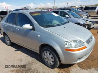 2005 Chevrolet Aveo LS with VIN KL1TD52685B375105, listed as a IAAI auction lot 42576891 with Not provided miles and . Bid and sale history available at DreamBid. Image 1.