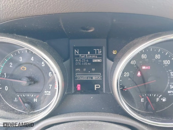 2011 Jeep Grand Cherokee Laredo with VIN 1J4RR4GG2BC508070, listed as a IAAI auction lot 41930814 with 206,658 mi miles. Bid and sale history available at carsss.com. Image 7.