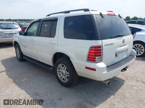 2002 Mercury Mountaineer with VIN 4M2DU66K22ZJ39167, listed as a IAAI auction lot 42507519 with 263,659 mi miles and . Bid and sale history available at DreamBid. Image 3.
