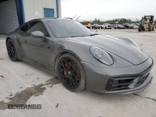 2024 Porsche 911 Carrera S with VIN WP0AB2A98RS219023, listed as a Copart auction lot 87745485 with 0 mi miles and Non Repairable. Bid and sale history available at carsss.com. Image 4.
