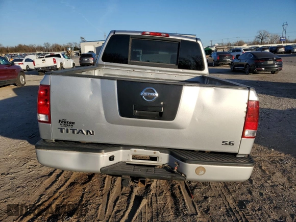 2007 Nissan Titan SE with VIN 1N6BA07A27N231853, listed as a Copart auction lot 85863044 with 216,243 mi miles and Salvage title. Bid and sale history available at DreamBid. Image 6.