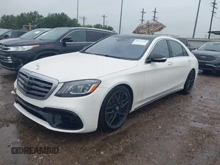 2019 Mercedes-Benz S 63 AMG with VIN WDDUG8JB6KA431294, listed as a IAAI auction lot 39937678 with 84,682 mi miles and . Bid and sale history available at DreamBid. Image 2.