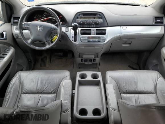 2008 Honda Odyssey EX-L with VIN 5FNRL38608B002157, listed as a Copart auction lot 55074735 with 205,611 mi miles and Non Repairable. Bid and sale history available at DreamBid. Image 8.