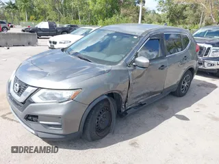 2017 Nissan Rogue SV with VIN KNMAT2MV9HP541757, listed as a IAAI auction lot 41563928 with 141,116 mi miles. Bid and sale history available at carsss.com. Image 2.
