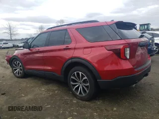 2022 Ford Explorer ST-Line with VIN 1FMSK8KH8NGC08979, listed as a Copart auction lot 87001764 with Not Provided miles and Salvage Title. Bid and sale history available at carsss.com. Image 2.