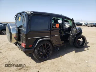2018 Mercedes-Benz G-Class AMG G 63 with VIN WDCYC7DH6JX291237, listed as a Copart auction lot 57343814 with 0 mi miles and Salvage Title. Bid and sale history available at carsss.com. Image 3.