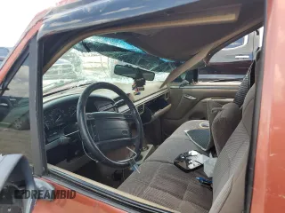 1995 Ford F-150 z VIN 1FTEF15H4SLB41602, wystawiony jako Copart lot #56128135 z przebiegiem Nie podano mil oraz Szkoda całkowita • Salvage title. Historia ofert i sprzedaży dostępna na DreamBid. Obrazek 7.