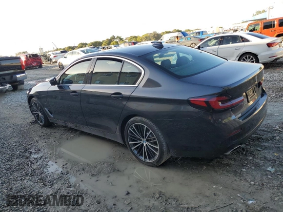 2021 BMW 5 Series 530e with VIN WBA13AG04MCG89990, listed as a Copart auction lot 85032384 with 49,429 mi miles and Non Repairable. Bid and sale history available at carsss.com. Image 2.