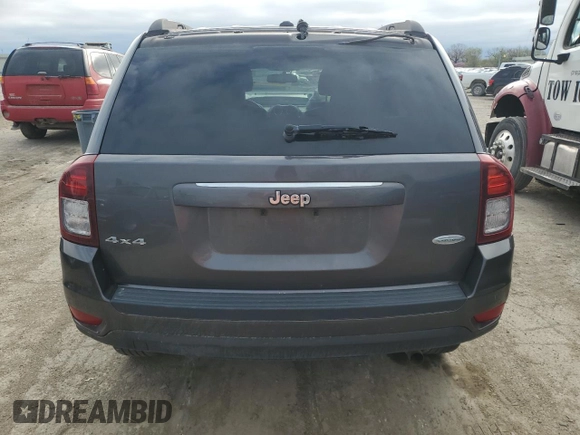 2016 Jeep Compass High Altitude Edition with VIN 1C4NJDEB7GD616849, listed as a Copart auction lot 51132055 with 168,076 mi miles and Salvage Title. Bid and sale history available at carsss.com. Image 6.