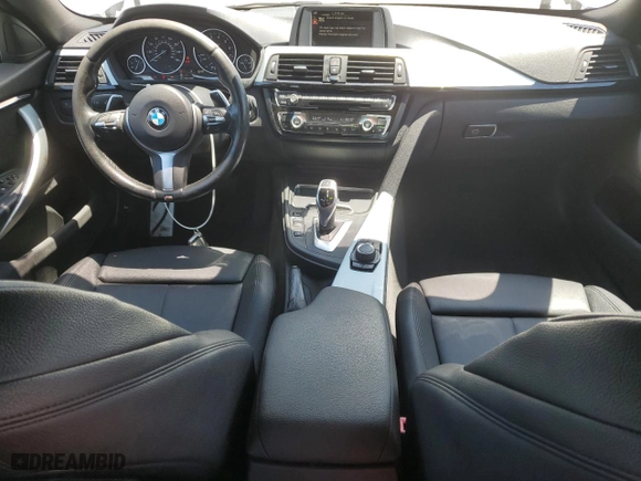 2017 BMW 4 Series 430i with VIN WBA4F7C52HG438227, listed as a Copart auction lot 52715085 with 87,686 mi miles and Salvage Title. Bid and sale history available at carsss.com. Image 8.