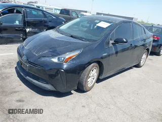 2019 Toyota Prius L Eco with VIN JTDKARFU0K3087064, listed as a IAAI auction lot 41986365 with 81,735 mi miles. Bid and sale history available at carsss.com. Image 2.