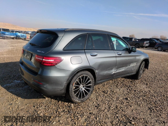 2017 Mercedes-Benz GLC with VIN WDC0G6EB0HF178020, listed as a Copart auction lot 82818844 with 72,277 mi miles and Salvage Title. Bid and sale history available at carsss.com. Image 3.