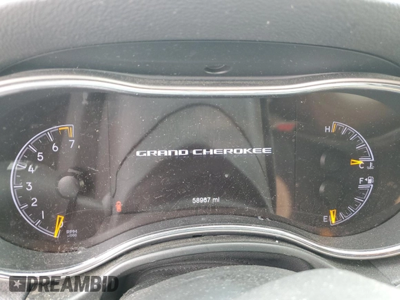 2020 Jeep Grand Cherokee Limited z VIN 1C4RJFBG2LC386814, wystawiony jako Copart lot #55986615 z przebiegiem 58 967 mil mil oraz Szkoda całkowita • Salvage title. Historia ofert i sprzedaży dostępna na DreamBid. Obrazek 9.