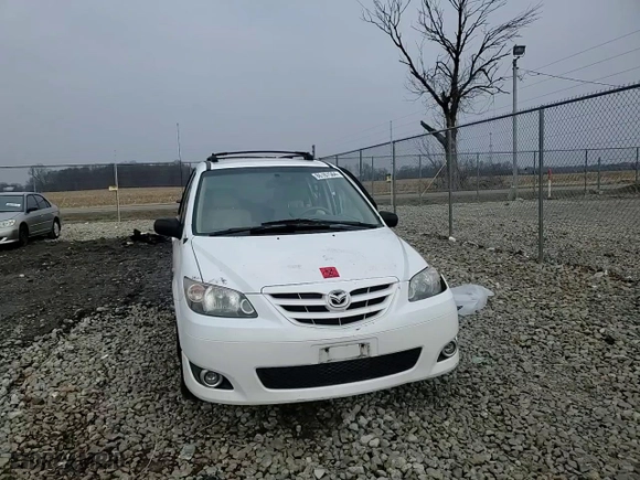 2005 Mazda MPV LX with VIN JM3LW28J450534573, listed as a Copart auction lot 86167564 with 196,056 mi miles and Salvage Title. Bid and sale history available at carsss.com. Image 12.