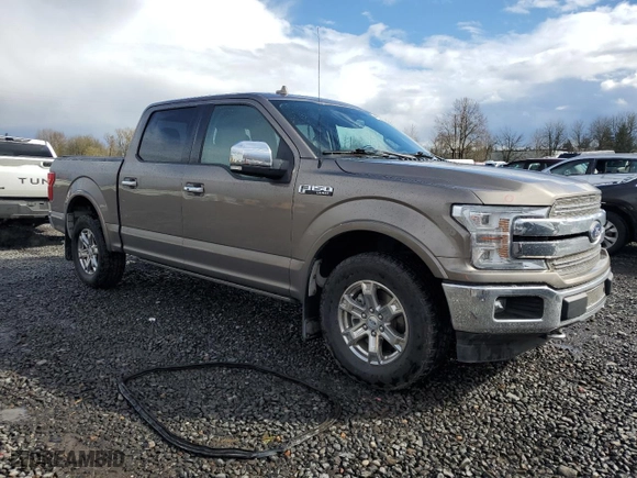 2018 Ford F-150 XL with VIN 1FTEW1EP4JFD46003, listed as a Copart auction lot 49694055 with 47,868 mi miles and Salvage Title. Bid and sale history available at carsss.com. Image 4.