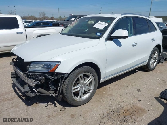 2017 Audi Q5 Premium Plus with VIN WA1L2AFP8HA023897, listed as a IAAI auction lot 41731587 with 128,119 mi miles. Bid and sale history available at carsss.com. Image 2.